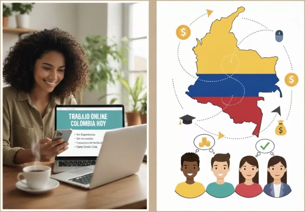 trabajos online sin experiencia para colombianos