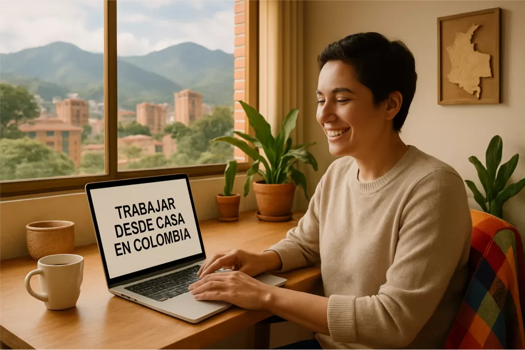 trabajar desde casa en Colombia
